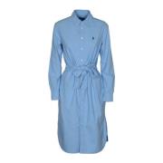 Ralph Lauren Shirt Dresses Blue, Dam