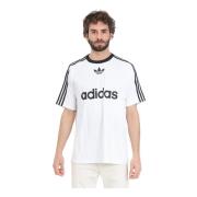 Adidas Originals Ikonisk Trifoglio Vit T-shirt White, Herr