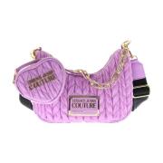 Versace Jeans Couture Shoulder Bags Purple, Dam