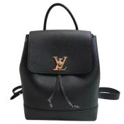 Louis Vuitton Vintage Pre-owned Laeder axelremsvskor Black, Dam