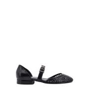 Durazzi Milano Ballerinas Black, Dam