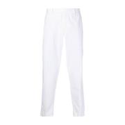PT Torino Slim-Fit Suit Trousers White, Herr
