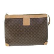 Celine Vintage Pre-owned Canvas kuvertvskor Brown, Dam