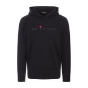 Kiton Hoodies Black, Herr