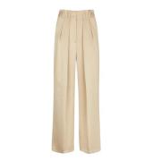 Laurence Bras Trousers Beige, Dam