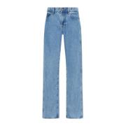 7 For All Mankind Straight Jeans Blue, Dam