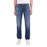 Replay Straight Jeans Blue, Herr