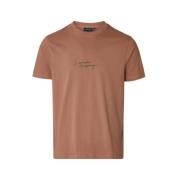 Lexington T-Shirts Brown, Herr