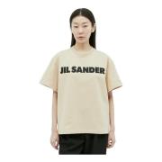 Jil Sander T-Shirts Beige, Dam