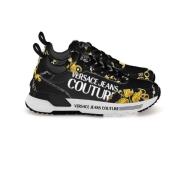 Versace Jeans Couture Svarta Sneakers Skor Multicolor, Dam