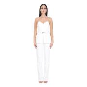 Elisabetta Franchi Jumpsuits White, Dam