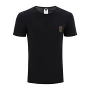 Versace Medusa Print Crew-Neck T-Shirt Bi Pack Black, Herr