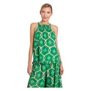 Twinset Grön Top för Stiliga Outfits Green, Dam