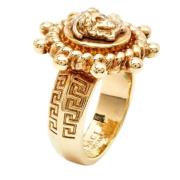 Versace Pre-owned Pre-owned Guld ringar Yellow, Dam