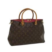 Louis Vuitton Vintage Pre-owned Canvas handvskor Brown, Dam