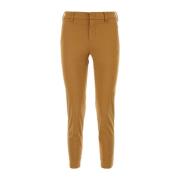 PT Torino Slim-fit Trousers Beige, Dam