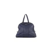 Yves Saint Laurent Vintage Pre-owned Laeder totevskor Blue, Dam