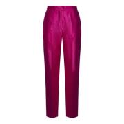 Max Mara Slim-fit Trousers Pink, Dam