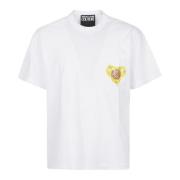 Versace Jeans Couture Vit Heart Couture T-Shirt White, Herr