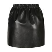 Philosophy di Lorenzo Serafini Leather Skirts Black, Dam