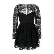 Self Portrait Short Dresses Black, Dam