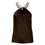 Kocca Sleeveless Tops Brown, Dam