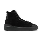 Balmain Court High Top Booties Black, Herr