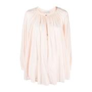 Forte Forte Long Sleeve Tops Pink, Dam