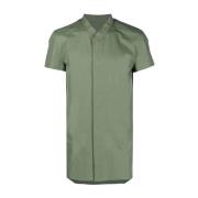 Rick Owens Short Sleeve Shirts Green, Herr