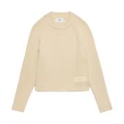 Ami Paris Sweatshirts Beige, Dam