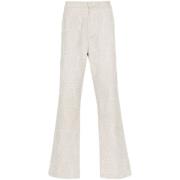 Daily Paper Wide Trousers Beige, Herr
