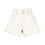 Ulla Johnson Shorts White, Dam