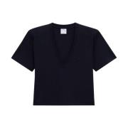 Courrèges T-Shirts Black, Dam