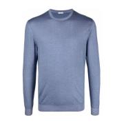 Malo Blå Casual Sweatshirt för Män Blue, Herr