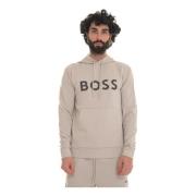 Boss Soody1-50504750271 Sweatshirt with hood Beige, Herr