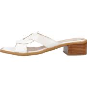 Wonders Heeled Mules White, Dam