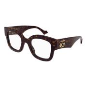Gucci Dark Havana Eyewear Frames Gg1423O Brown, Unisex