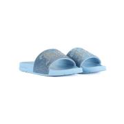 Juicy Couture Sliders Blue, Dam