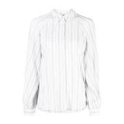 Tommy Hilfiger Long Sleeve Tops White, Dam