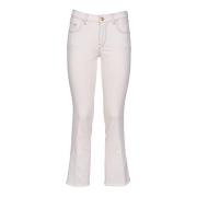 Fay Flared Jeans White, Dam