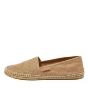 Gucci Vintage Pre-owned Laeder espadriller Beige, Dam