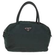 Prada Vintage Pre-owned Tyg prada-vskor Green, Dam