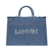 Lanvin Shopper väska Blue, Dam