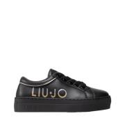 Liu Jo Casual Svarta Syntetiska Dam Sneakers Black, Dam