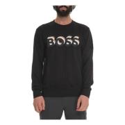 Boss Soleri 07 Crewneck sweatshirt Black, Herr