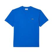 Lacoste Klassisk Bomull Jersey T-shirt (Blå) Blue, Herr