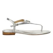 Ralph Lauren Flat Sandals Gray, Dam