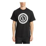 Versace Jeans Couture V-Emblem T-shirt Black, Herr