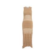 Akep Dresses Beige, Dam