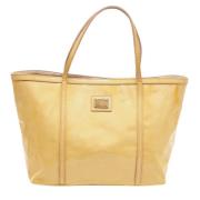 Dolce & Gabbana Pre-owned Pre-owned Laeder totevskor Yellow, Dam